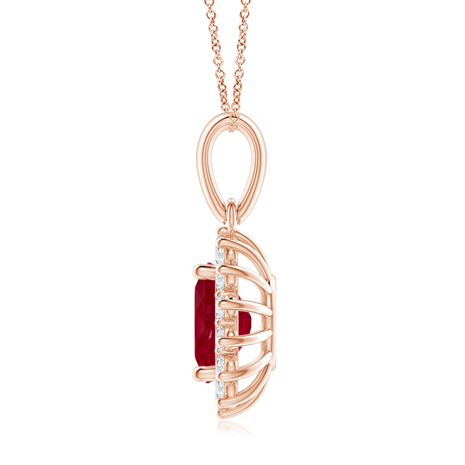 AA - Ruby / 2.49 CT / 14 KT Rose Gold