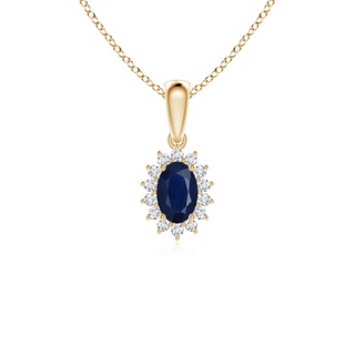 Oval A Blue Sapphire