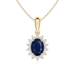 Oval A Blue Sapphire