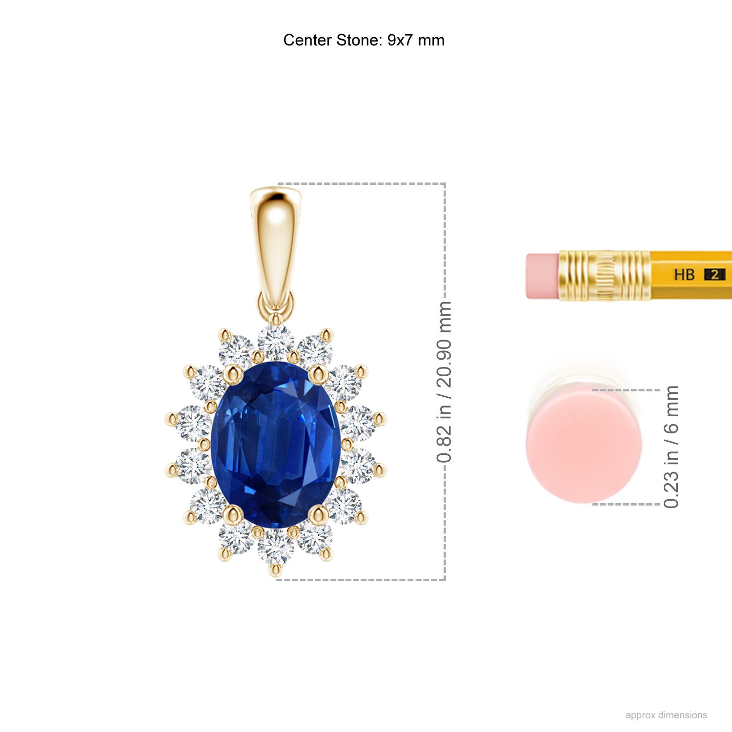 AAA - Blue Sapphire / 2.49 CT / 14 KT Yellow Gold