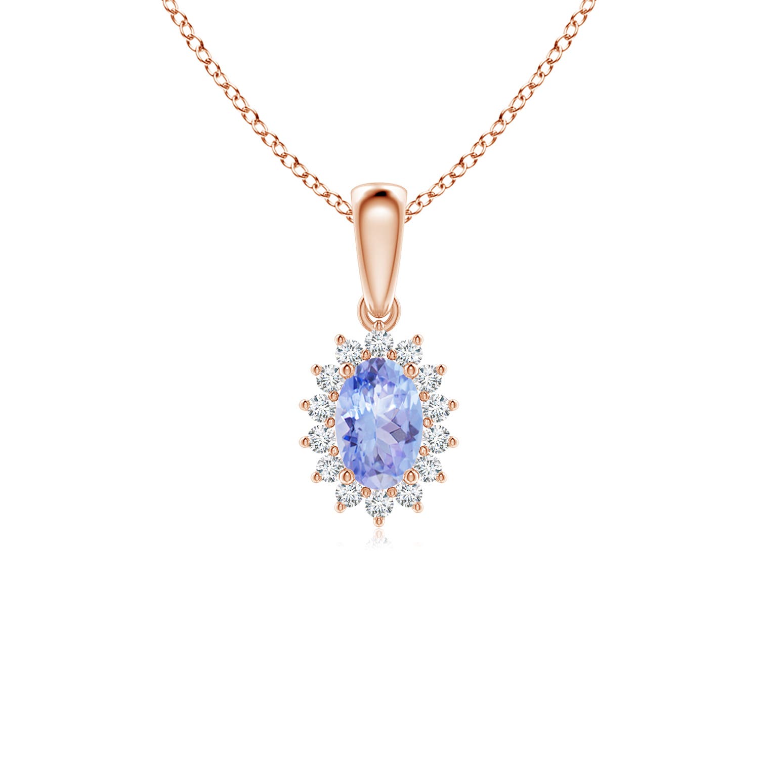 AA - Tanzanite / 0.59 CT / 14 KT Rose Gold