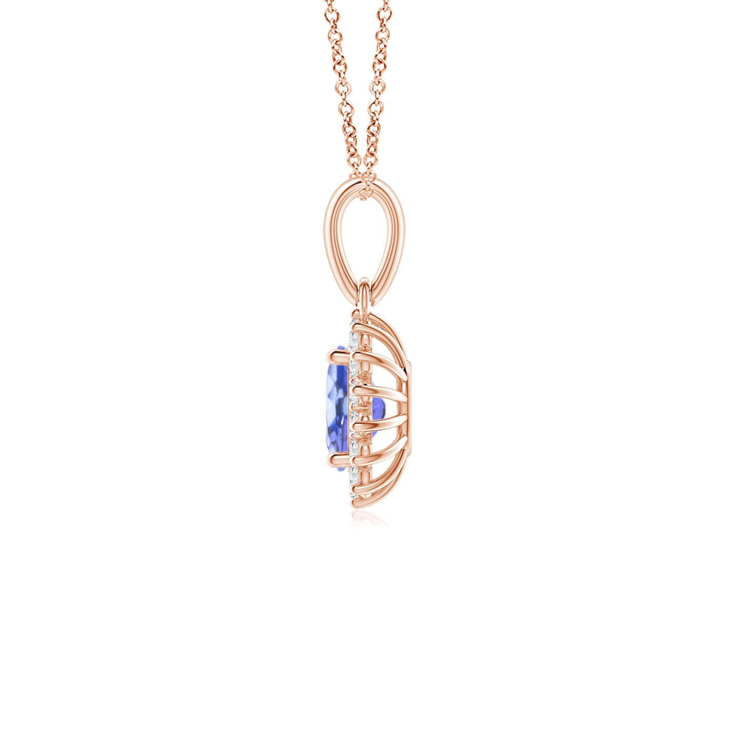 AA - Tanzanite / 0.59 CT / 14 KT Rose Gold