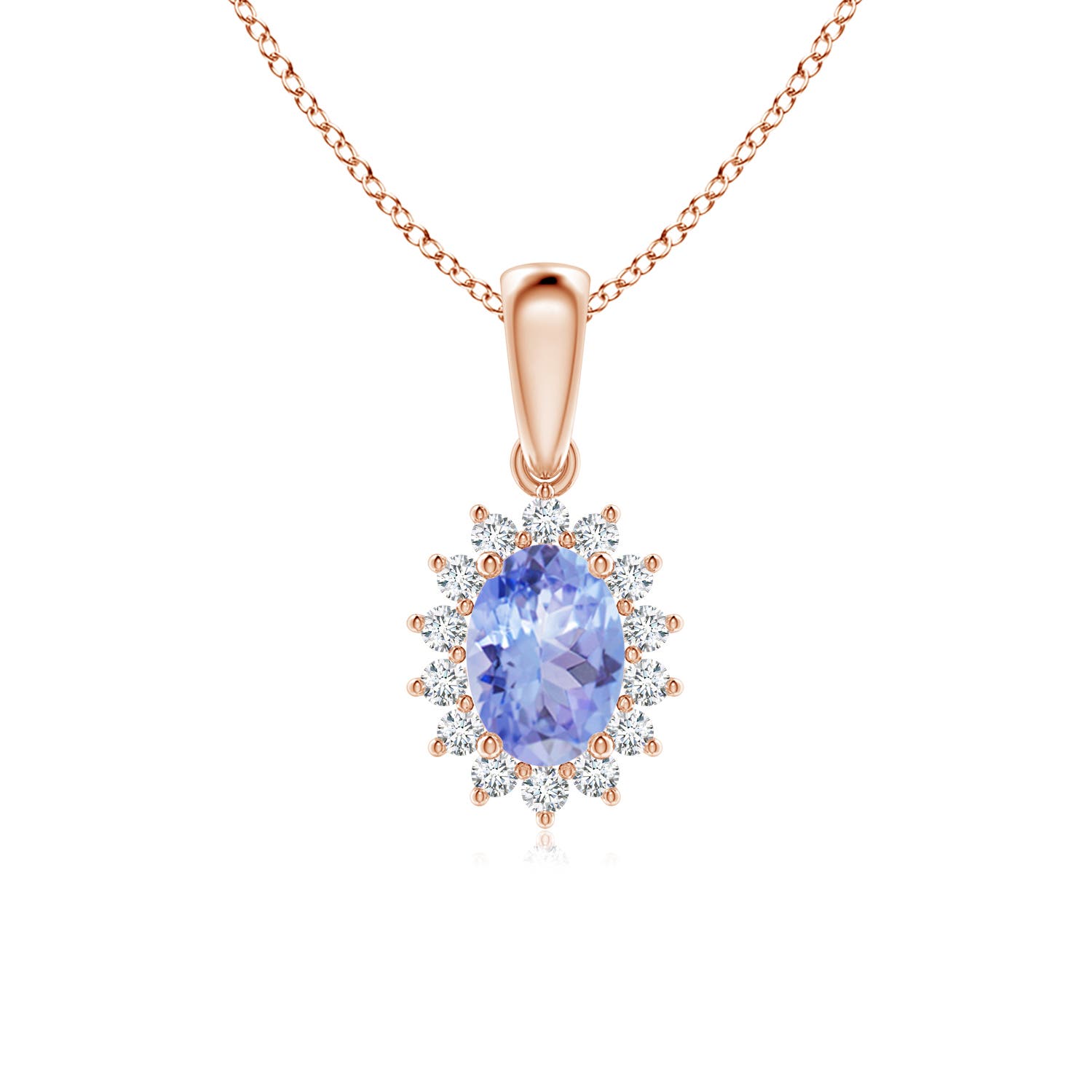 A - Tanzanite / 1 CT / 14 KT Rose Gold