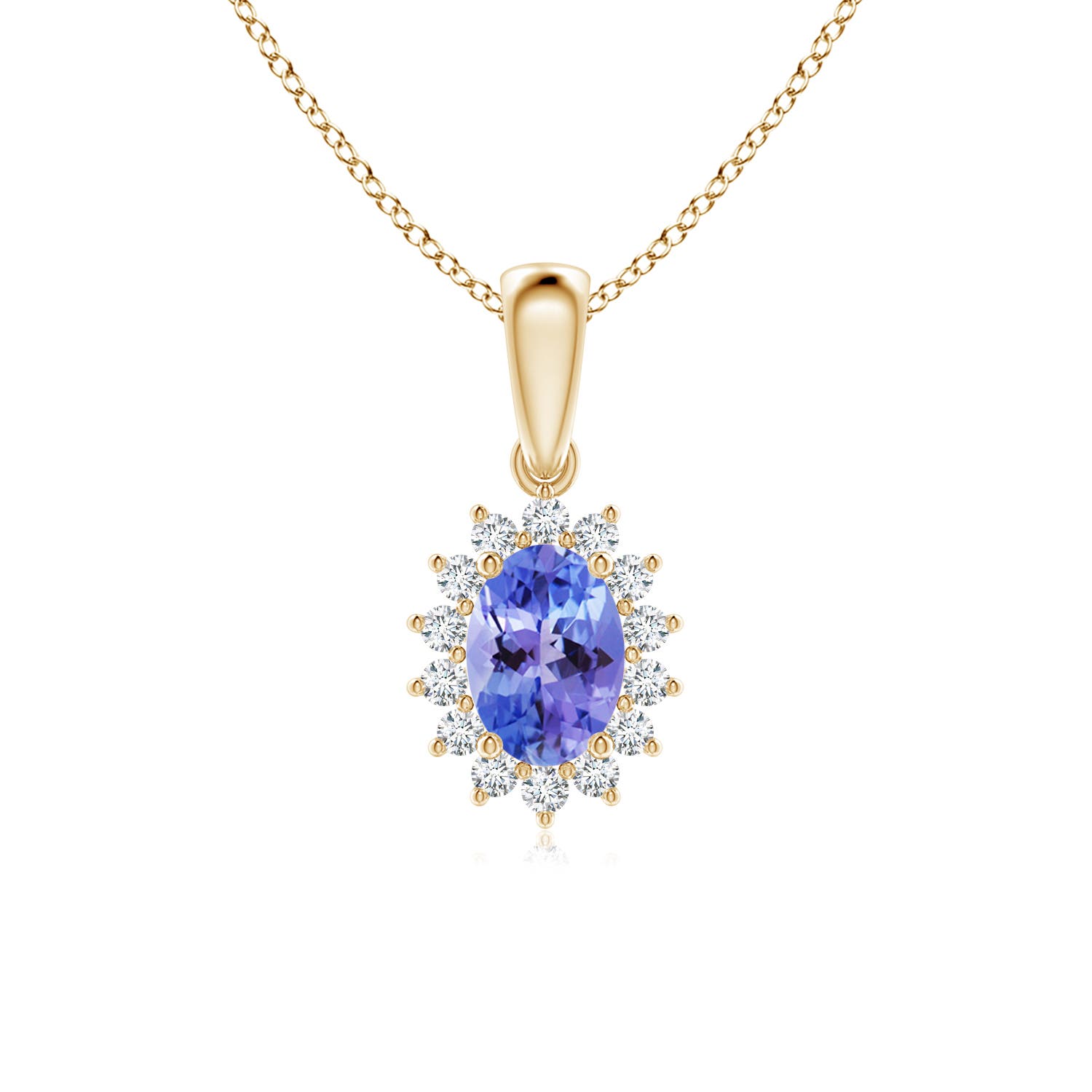 AA - Tanzanite / 1 CT / 14 KT Yellow Gold