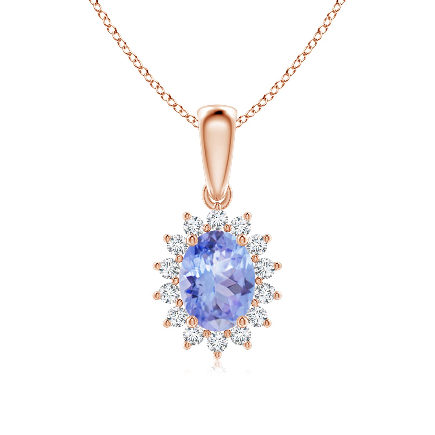 A - Tanzanite / 1.54 CT / 14 KT Rose Gold