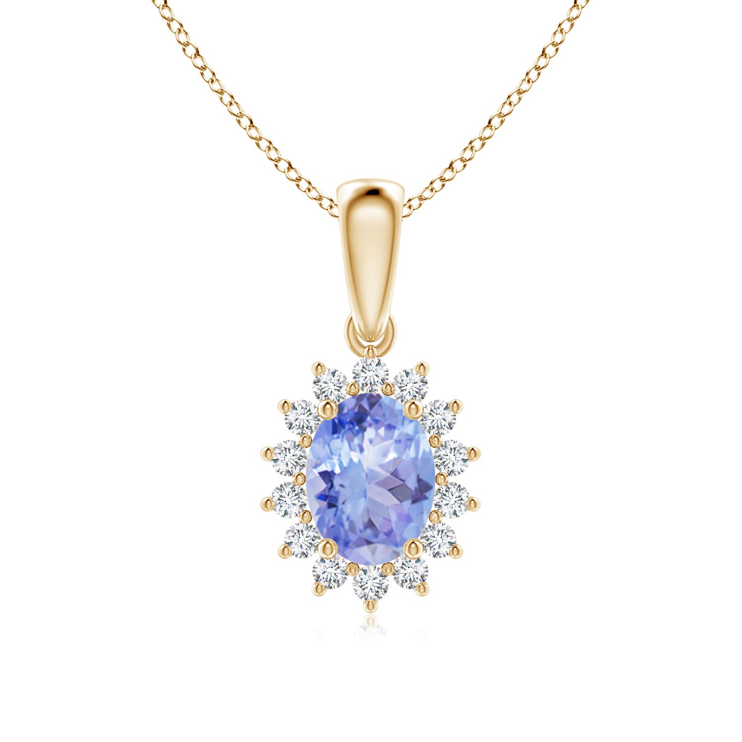 A - Tanzanite / 1.54 CT / 14 KT Yellow Gold