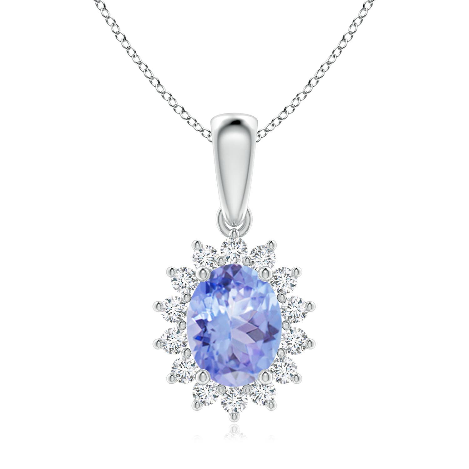 A - Tanzanite / 2.39 CT / 14 KT White Gold