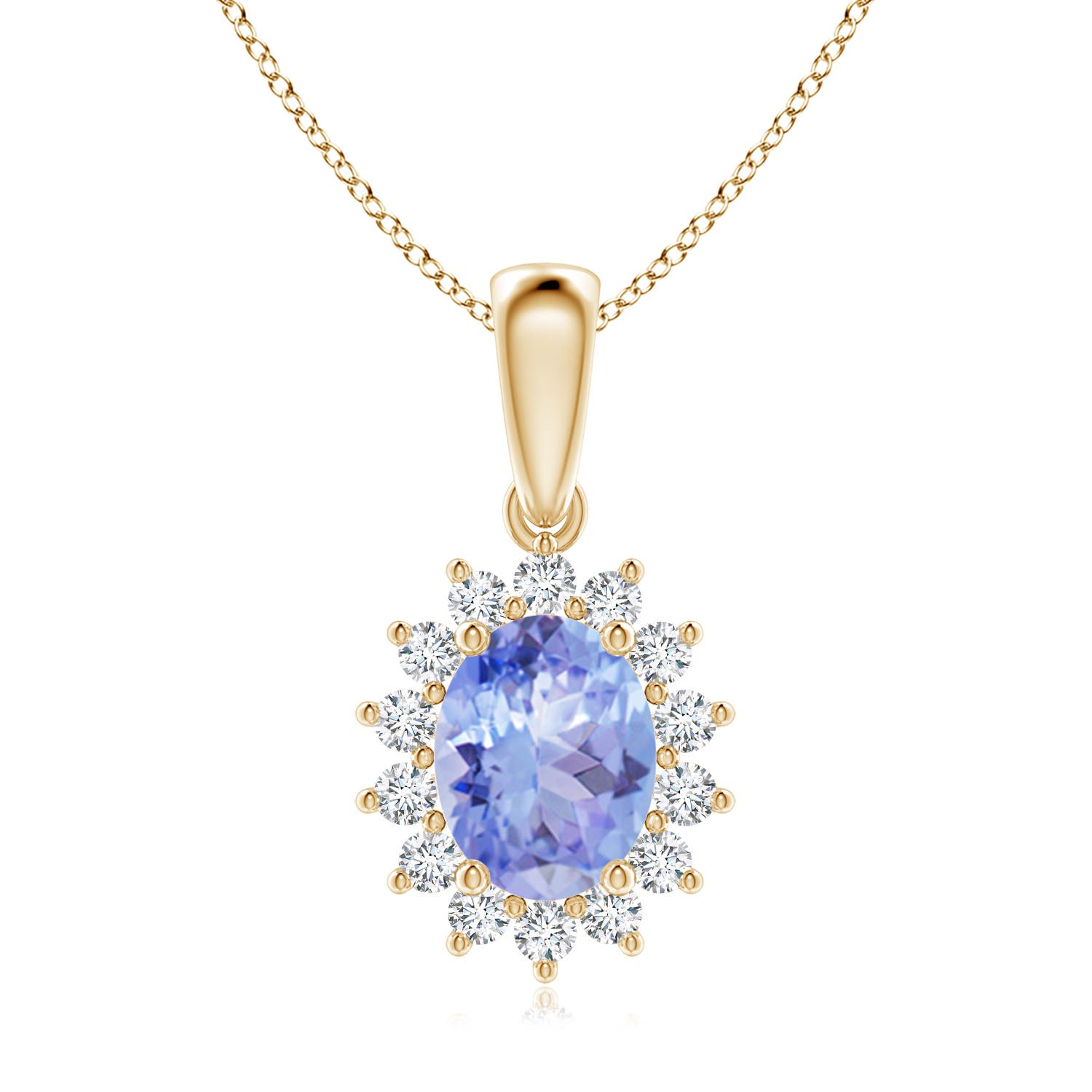 A - Tanzanite / 2.39 CT / 14 KT Yellow Gold