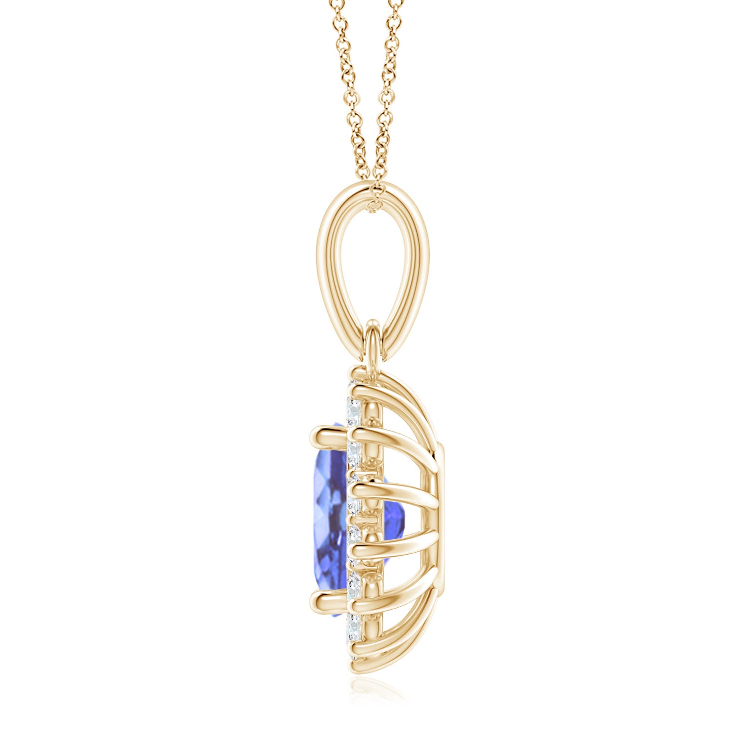 A - Tanzanite / 2.39 CT / 14 KT Yellow Gold