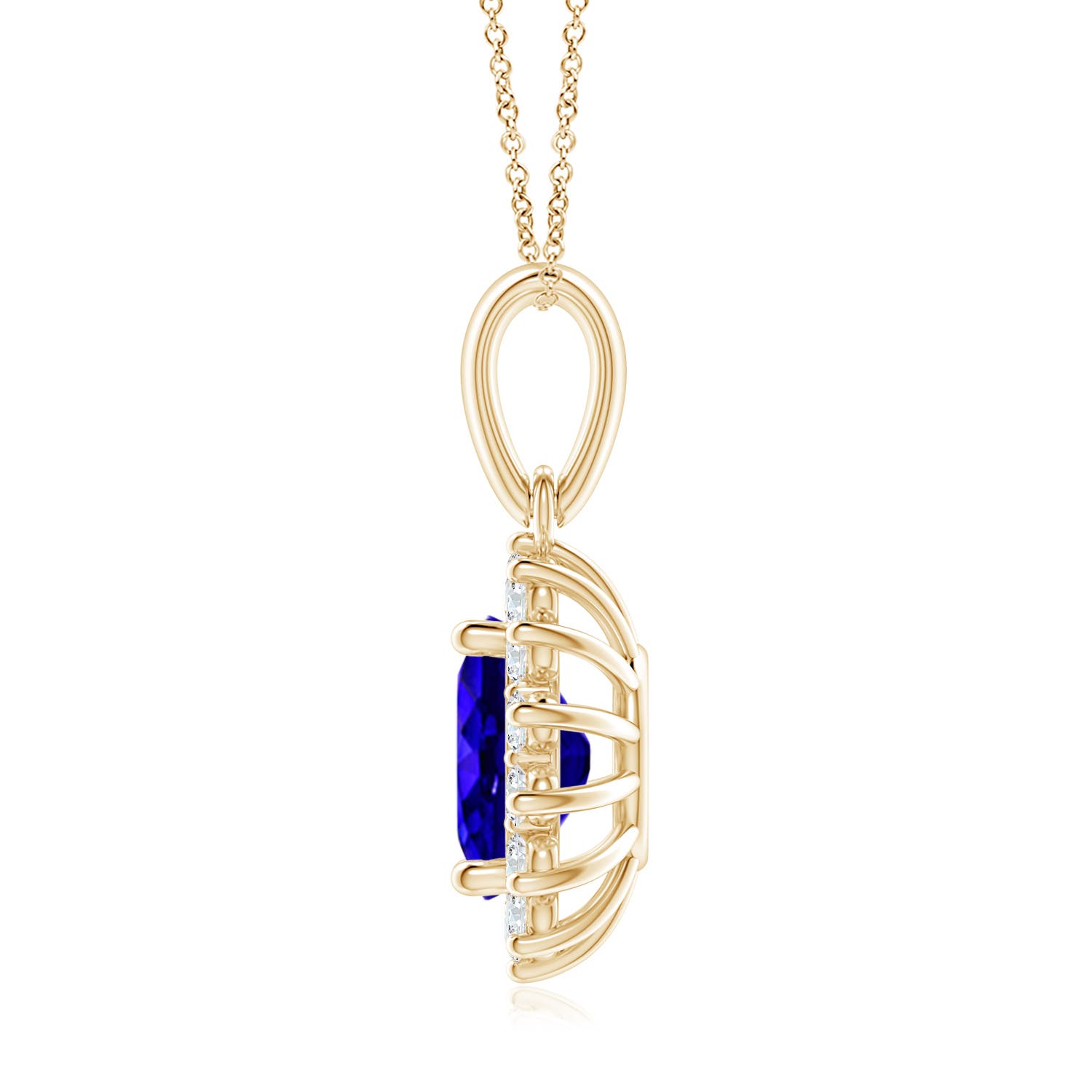 AAAA - Tanzanite / 2.39 CT / 14 KT Yellow Gold