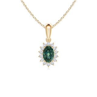 Oval AA Teal Montana Sapphire