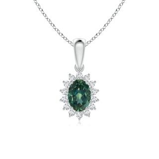 Oval AA Teal Montana Sapphire