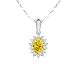 Oval Fancy Intense, VS2 Yellow Diamond