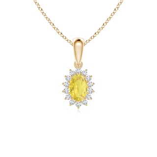 Oval A Yellow Sapphire