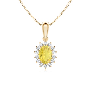 Oval A Yellow Sapphire