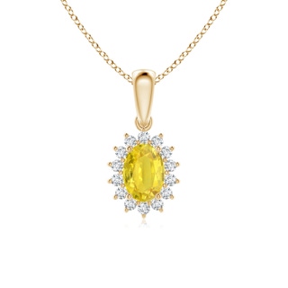 Oval AA Yellow Sapphire