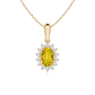 Oval AAAA Yellow Sapphire