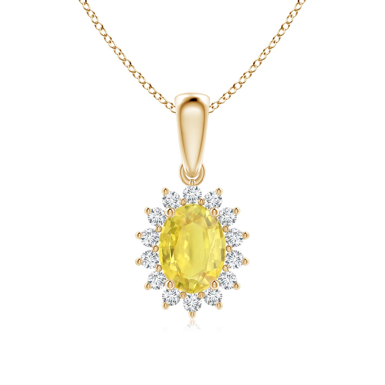 A - Yellow Sapphire / 1.79 CT / 14 KT Yellow Gold