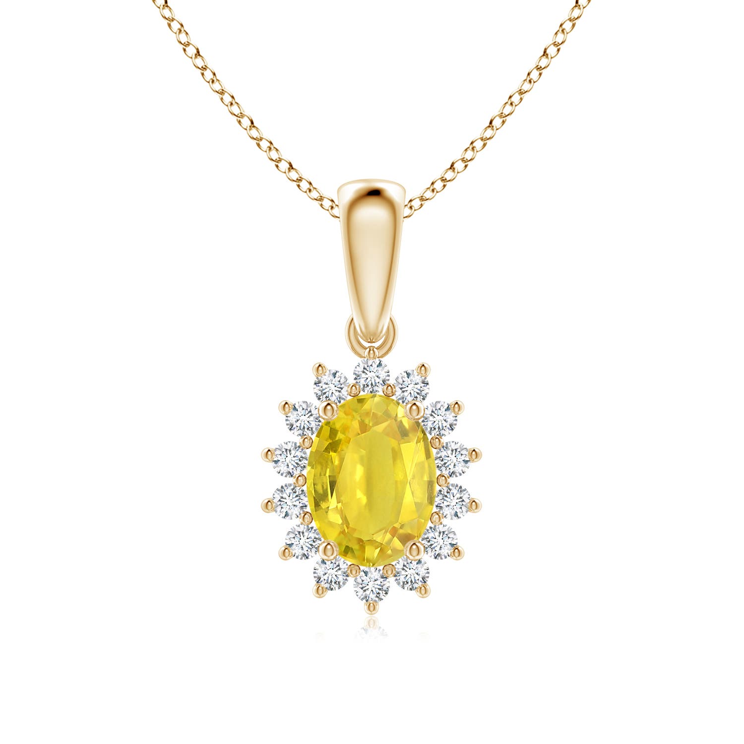 AA - Yellow Sapphire / 1.79 CT / 14 KT Yellow Gold