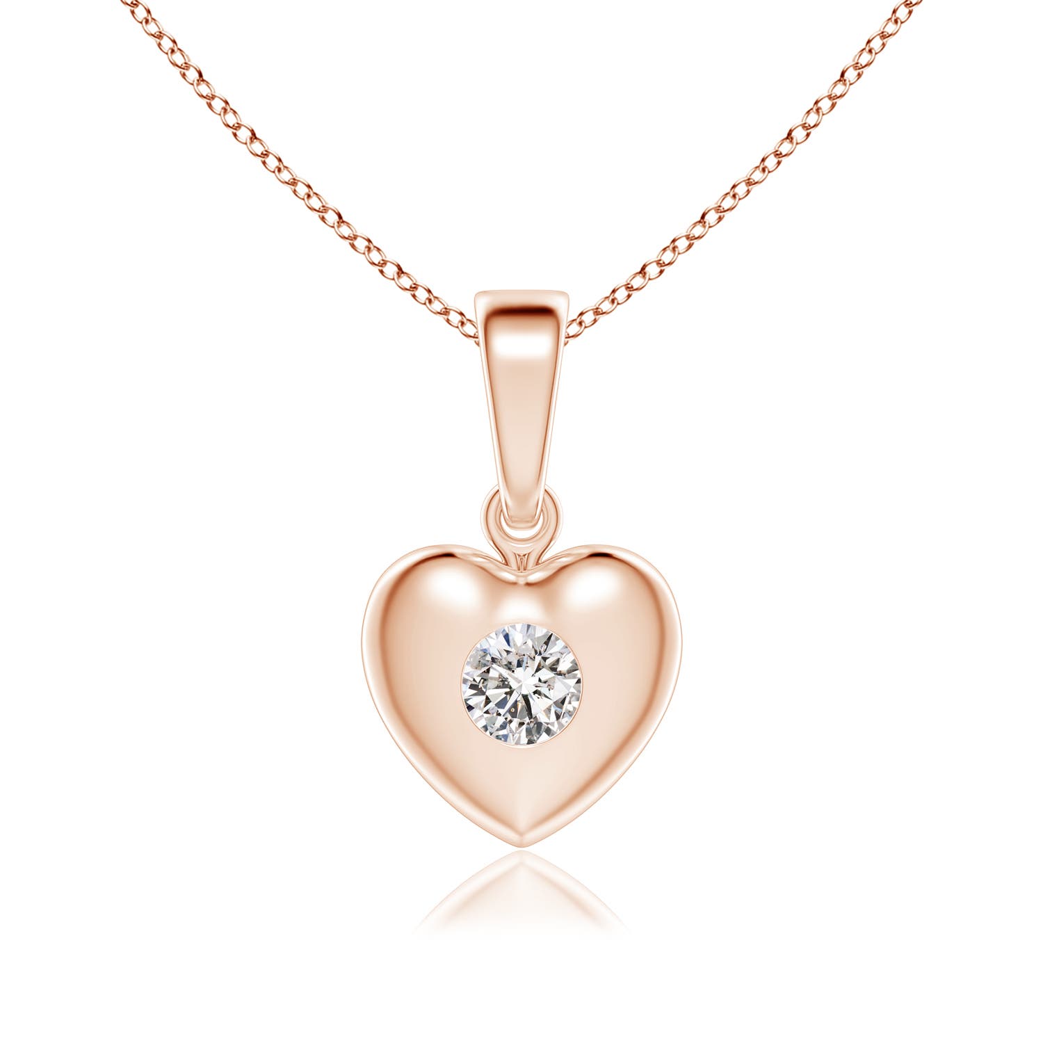 I-J, I1-I2 / 0.06 CT / 14 KT Rose Gold