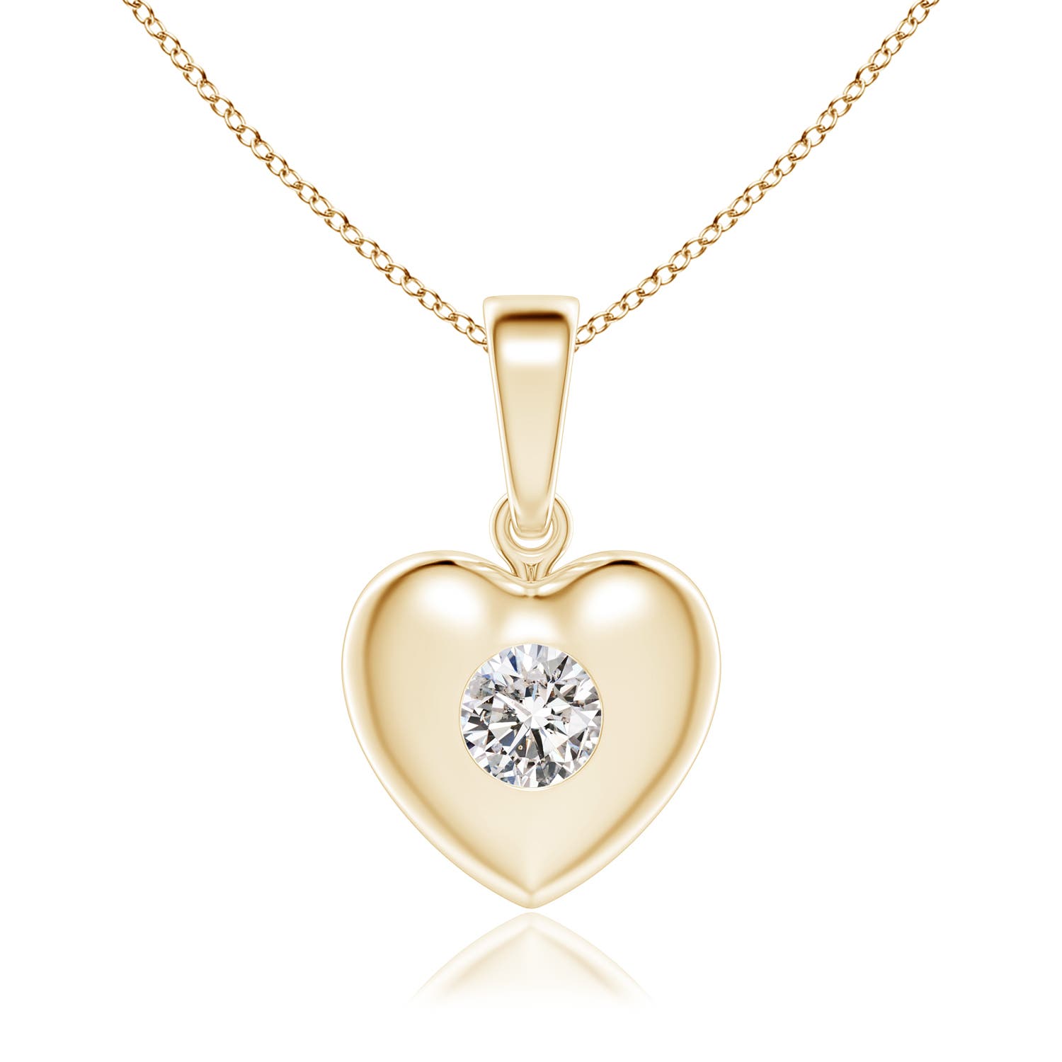 I-J, I1-I2 / 0.09 CT / 14 KT Yellow Gold