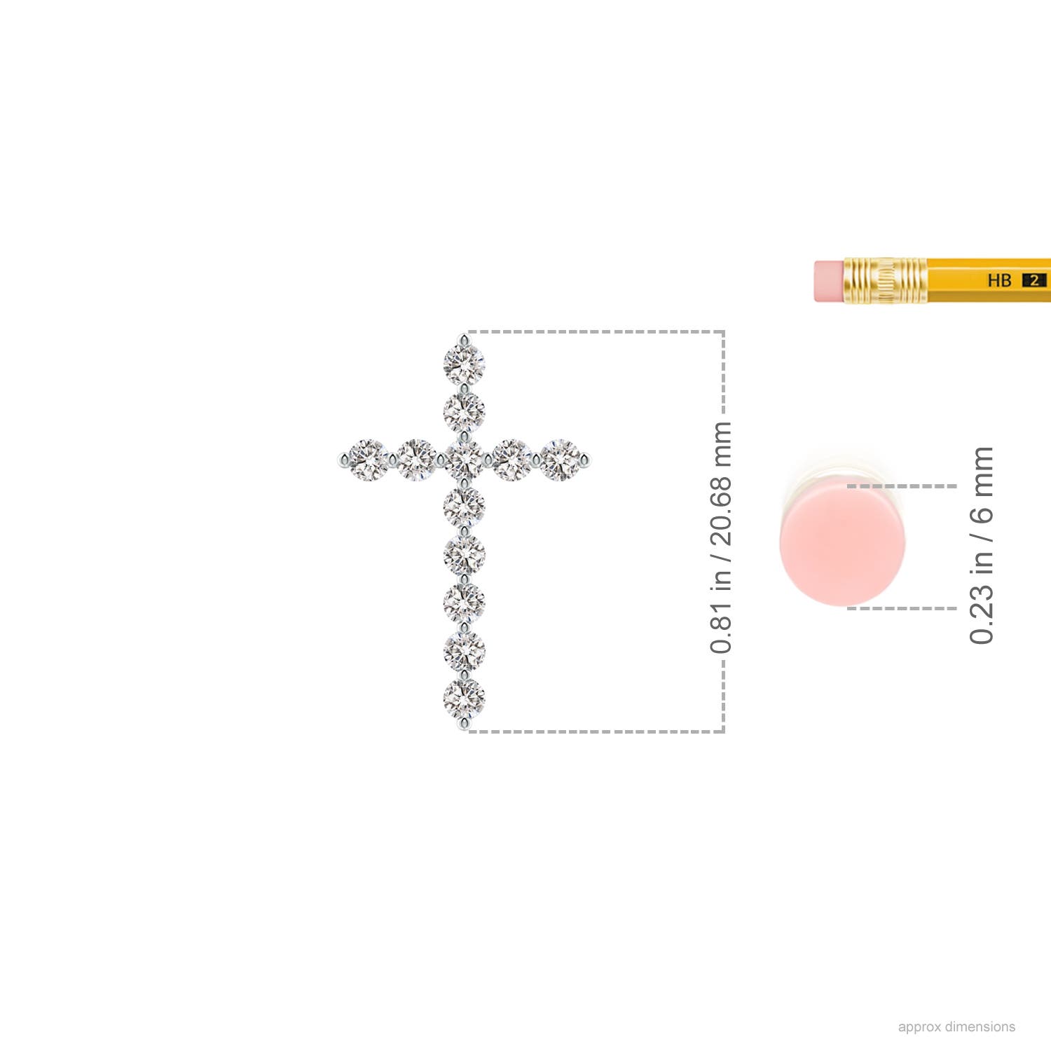 I-J, I1-I2 / 0.35 CT / 14 KT White Gold