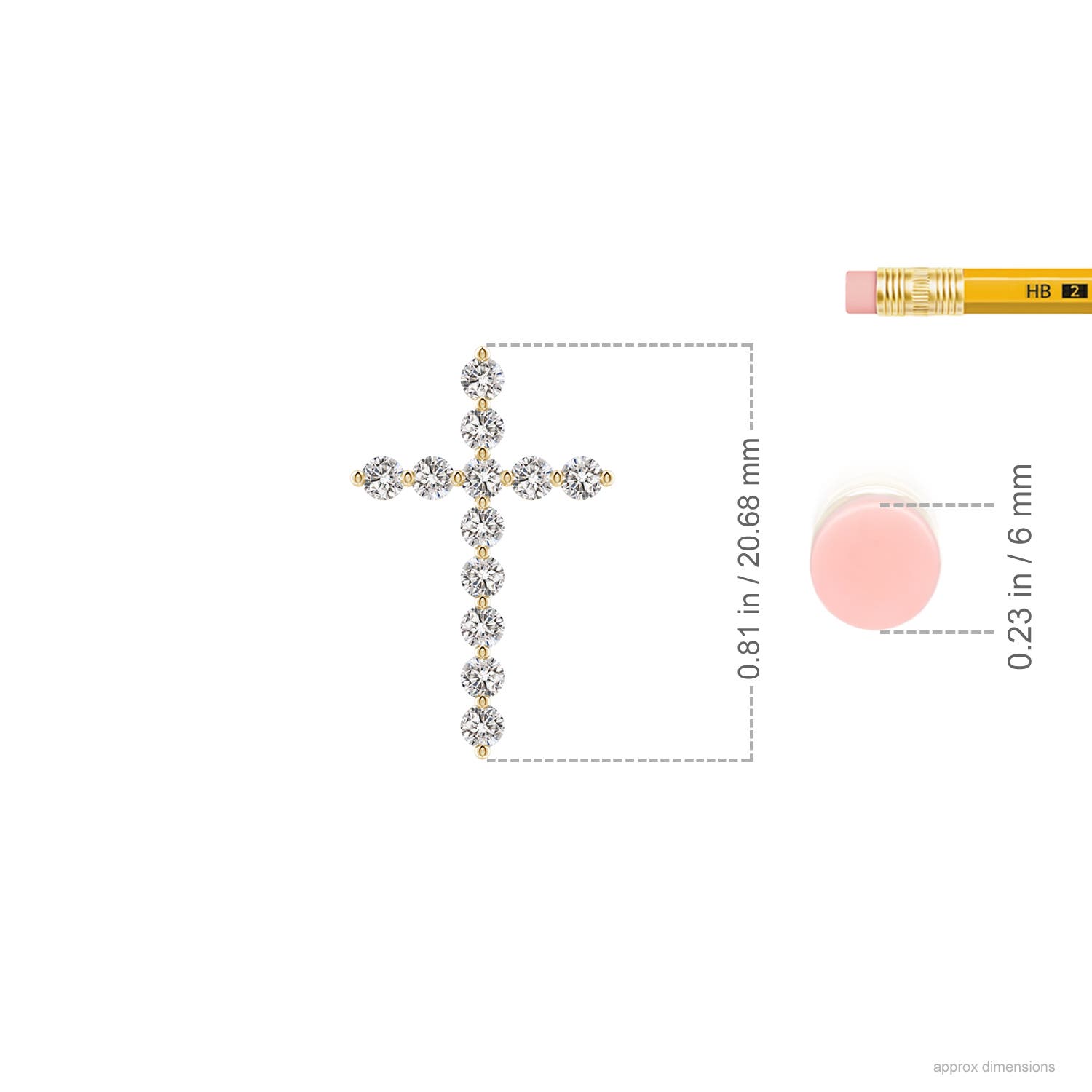 I-J, I1-I2 / 0.35 CT / 14 KT Yellow Gold