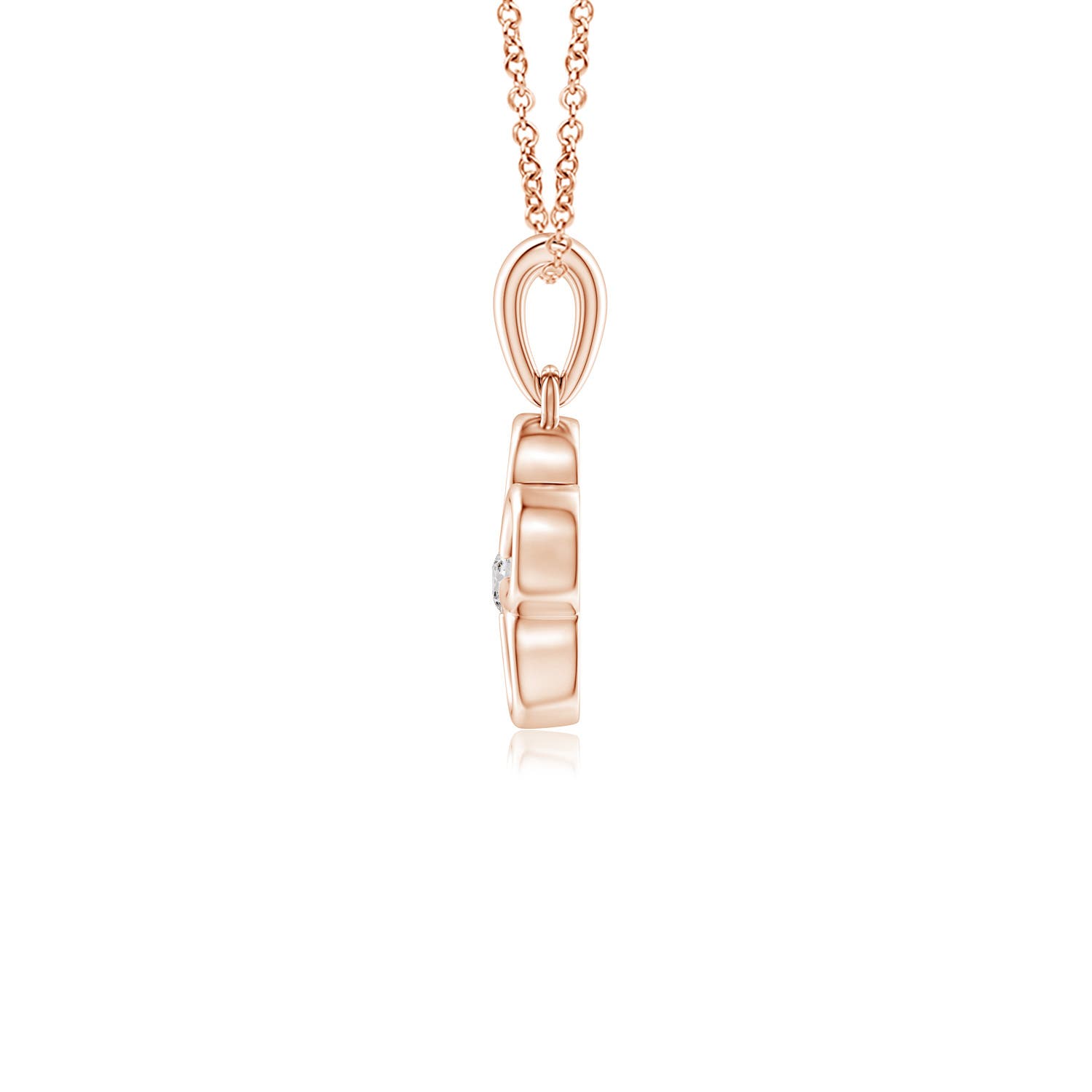 I-J, I1-I2 / 0.07 CT / 14 KT Rose Gold