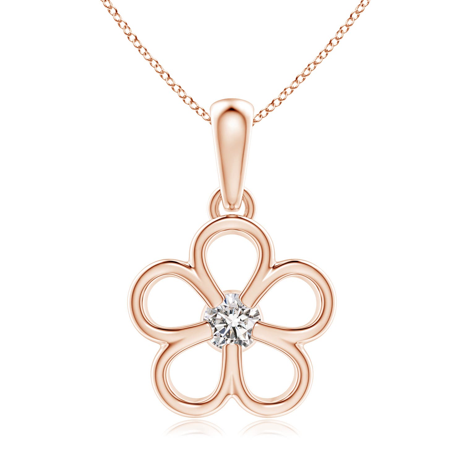 I-J, I1-I2 / 0.2 CT / 14 KT Rose Gold