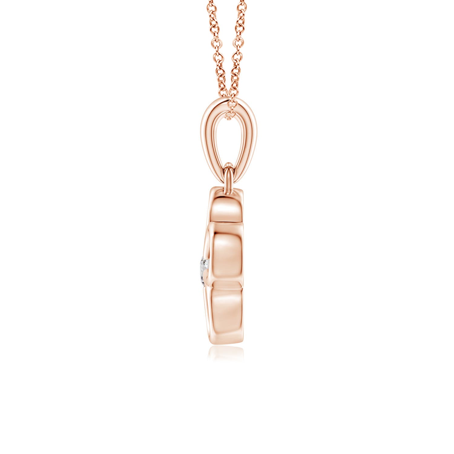 I-J, I1-I2 / 0.11 CT / 14 KT Rose Gold