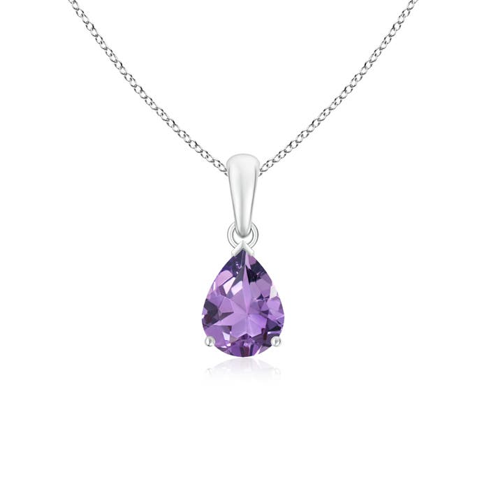 A - Amethyst / 1 CT / 14 KT White Gold