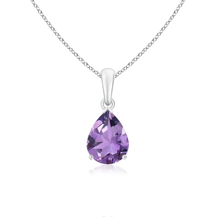 A - Amethyst / 1.5 CT / 14 KT White Gold