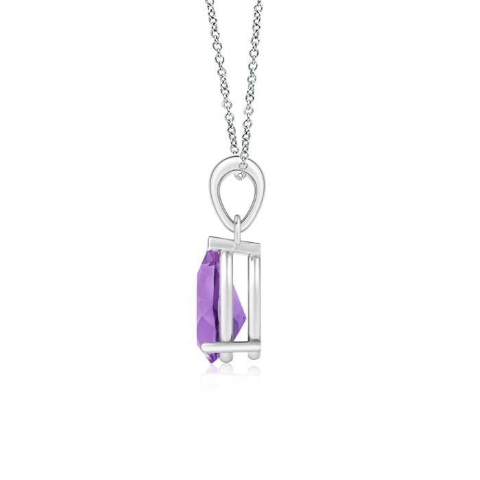 A - Amethyst / 1.5 CT / 14 KT White Gold