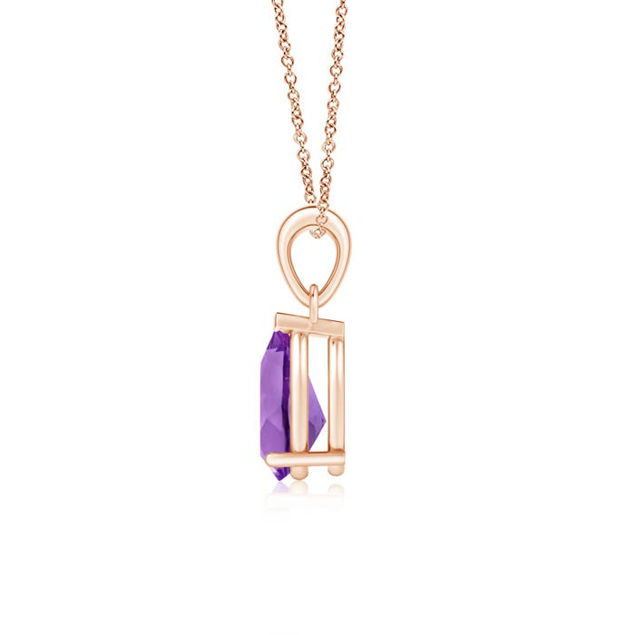 AA - Amethyst / 1.5 CT / 14 KT Rose Gold