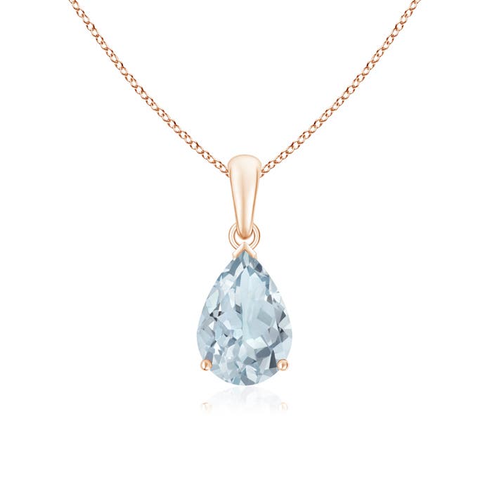 A - Aquamarine / 1.6 CT / 14 KT Rose Gold