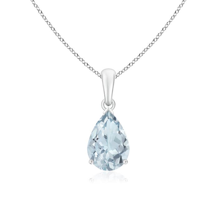 A - Aquamarine / 1.6 CT / 14 KT White Gold