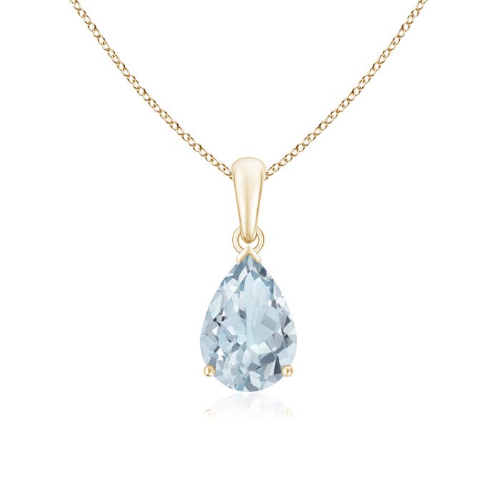 A - Aquamarine / 1.6 CT / 14 KT Yellow Gold