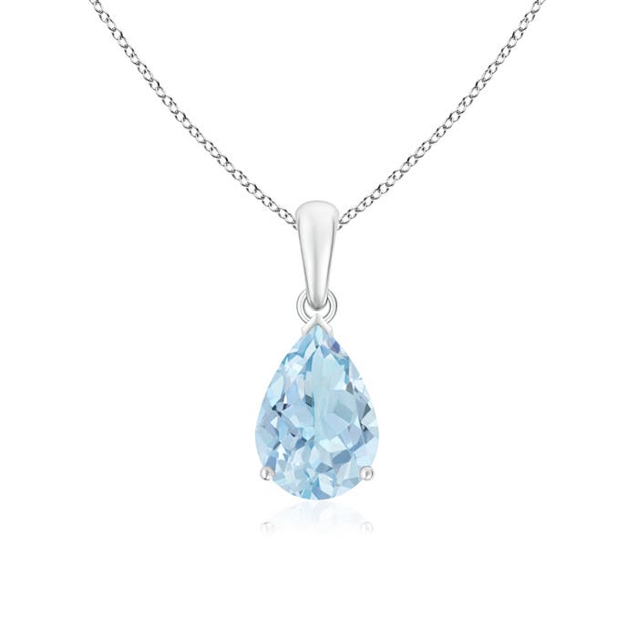 AA - Aquamarine / 1.6 CT / 14 KT White Gold