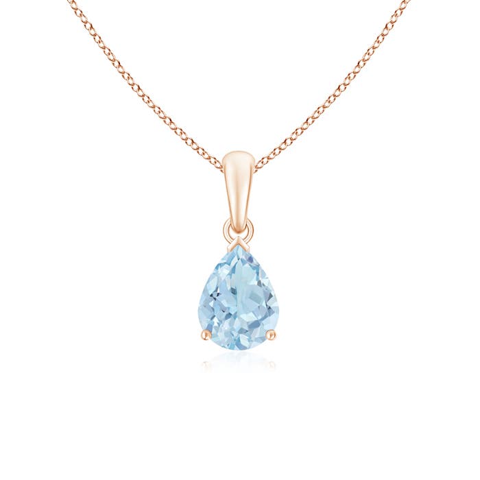 AA - Aquamarine / 0.85 CT / 14 KT Rose Gold