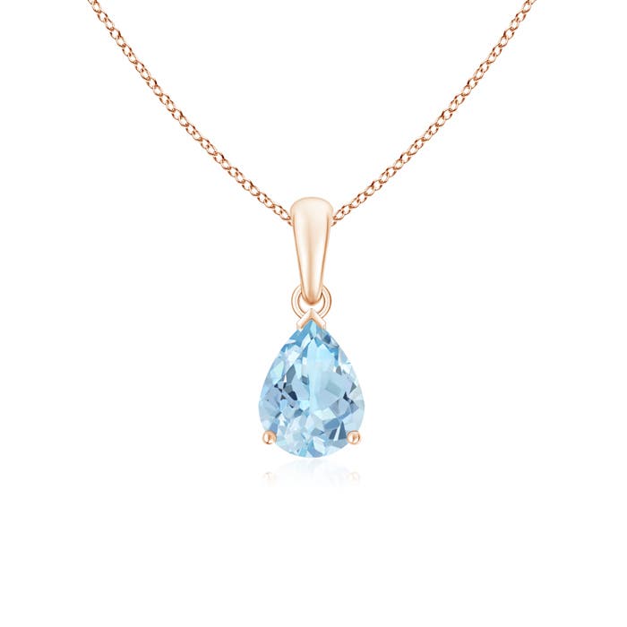 AAA - Aquamarine / 0.85 CT / 14 KT Rose Gold