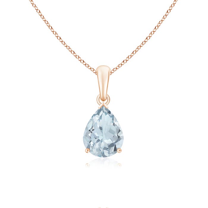 A - Aquamarine / 1.25 CT / 14 KT Rose Gold