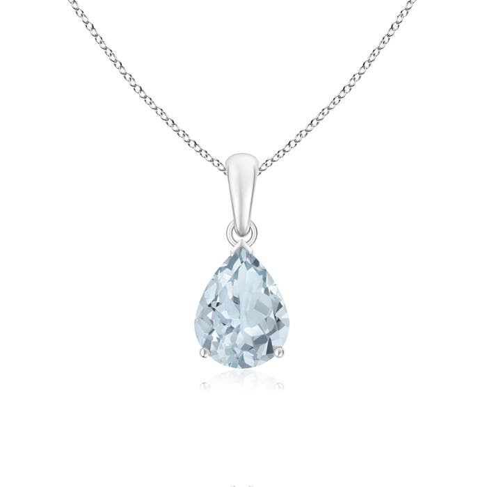 A - Aquamarine / 1.25 CT / 14 KT White Gold