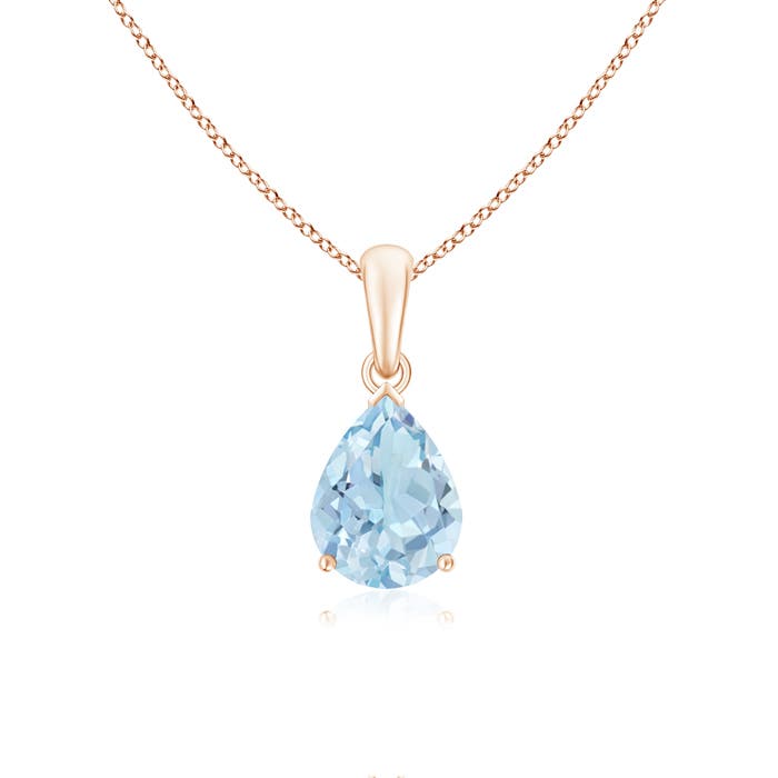 AA - Aquamarine / 1.25 CT / 14 KT Rose Gold