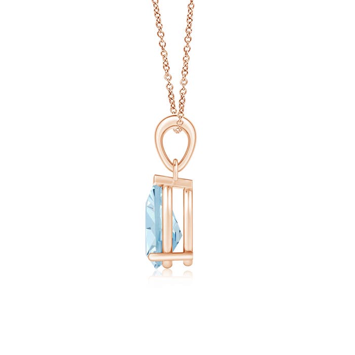 AA - Aquamarine / 1.25 CT / 14 KT Rose Gold