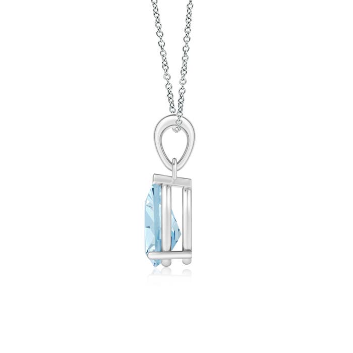 AA - Aquamarine / 1.25 CT / 14 KT White Gold