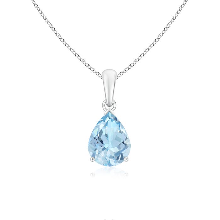 AAA - Aquamarine / 1.25 CT / 14 KT White Gold