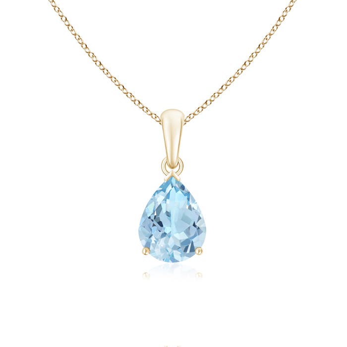 AAA - Aquamarine / 1.25 CT / 14 KT Yellow Gold