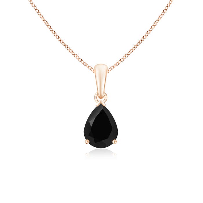 AAA - Black Onyx / 1.05 CT / 14 KT Rose Gold