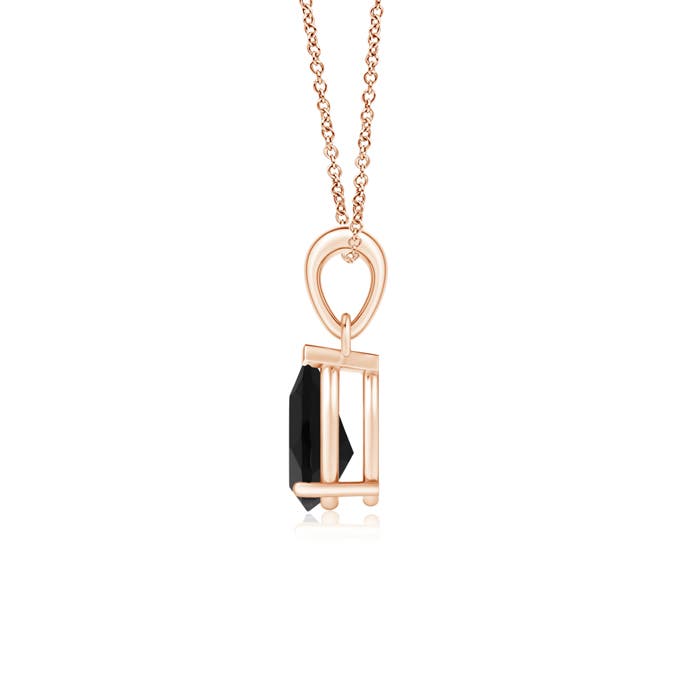 AAA - Black Onyx / 1.05 CT / 14 KT Rose Gold