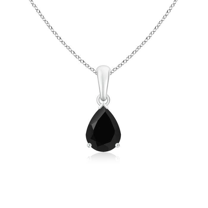 AAA - Black Onyx / 1.05 CT / 14 KT White Gold